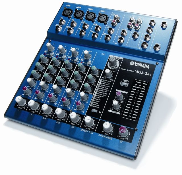 The MG8/2FX will put you in control of your live sound.